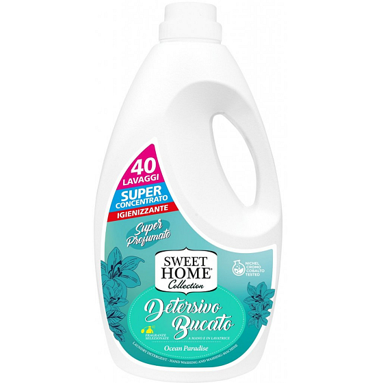Sweet Home Ocean Paradise - Sea Breeze prací gél na biele a farebné oblečenie 40 dávok 2 l