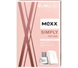 Mexx Simply for Her toaletná voda 20 ml + toaletné mydlo 75 g, darčeková súprava pre ženy