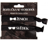 Albi Bachelorette Party Elastické náramky pre ženícha a svedka 2 kusy