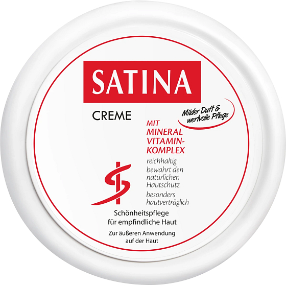 Satina Creme výživný krém na citlivú pleť 150 ml
