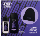 Str8 Game parfumovaný dezodorant 85 ml + sprchový gél 250 ml + uzáver, kozmetická sada pre mužov