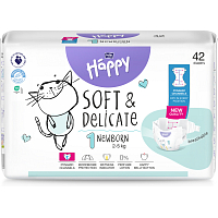 Bella Happy New Born 1 detské plienky jednorazové 2-5 kg 42 ks