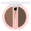 Essence púder na obočie duo set 02 Medium 1,8 g