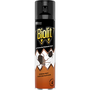 Biolit sprej proti plošticám a lezúcim hmyzom, 400 ml Biolit sprej proti plošticám a lezúcim hmyzom, 400 ml
