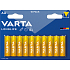 Varta Longlife AA alkalické batérie, 10 ks