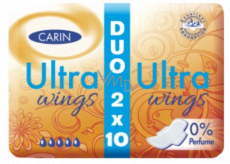 Carine Ultra Wings intímne vložky Duo 2 x 10 kusov