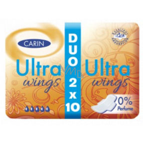 Carine Ultra Wings intímne vložky Duo 2 x 10 kusov