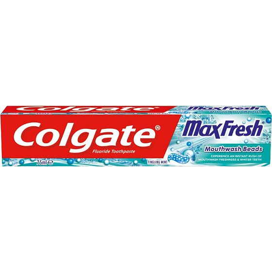 Colgate Max Fresh Mouthwash Beads zubná pasta 75 ml