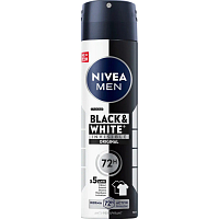 Nivea Men Black & White Invisible Original antiperspirant, 150 ml