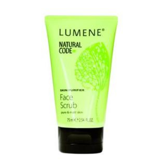 Lumene Natural Code Face Scrub Pleťový peeling čistí upchaté póry 75 ml
