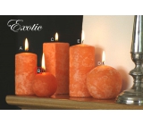 Lima Mramor Exotic vonná sviečka oranžová guľa priemer 60 mm 1 kus