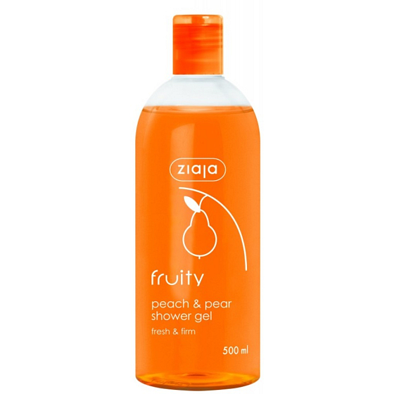 Ziaja Broskyňa a hruška ovocný sprchový gél 500 ml