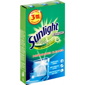 Sunlight Expert Čistič umývačky riadu 3 x 40 g