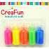 CreaFun Dekoračné farby Trblietavé neón na papier, textil, sklo 5 x 20 ml