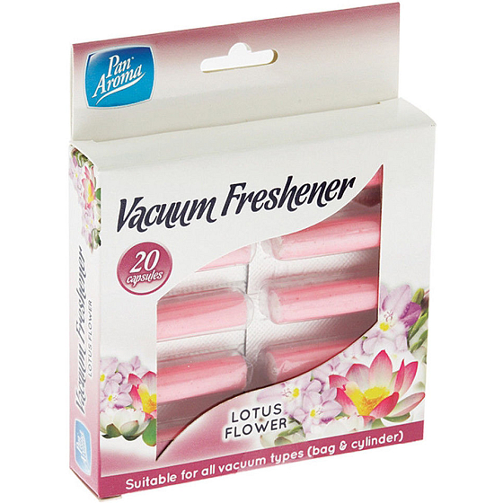 Pan Aroma Vacuum Freshener Lotosový kvet vôňa do vysávača 20 kapsúl