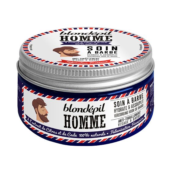 Blondépil Homme Soin A Barbe hydratačný krém na tvár a fúzy pre mužov 100 ml