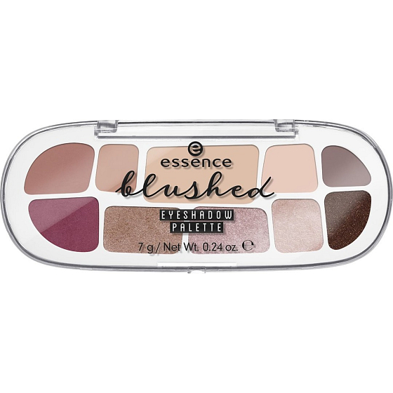 Essence Blushed Eyeshadow Palette paletka očných tieňov 7 g