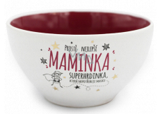 Nekupto Darčekové centrum Keramická miska Najlepšia mama 13 x 6,5 cm