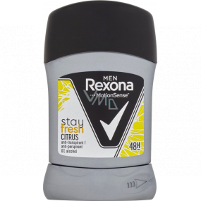 Rexona Men Stay Fresh Citrus tuhý antiperspirant dezodorant stick s 48-hodinovým účinkom pre mužov 50 ml