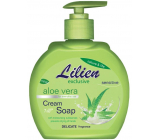 Lilien Exclusive Aloe Vera krémové tekuté mydlo dávkovač 500 ml