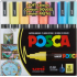 Posca Univerzálna sada akrylových fixiek 1,8 - 2,5 mm Mix pastelových farieb 8 kusov PC-5M