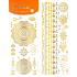 Essence Golden Days Ahead tetovacie obtlačky na telo 01 Gold Luck To You! 2 kusy