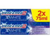 Blend-a-med 3D White Classic Fresh bieliaca zubná pasta 2 x 75 ml, duopack
