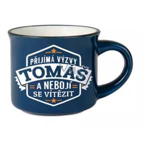Albi Espresso Hrnček Thomas - Prijíma výzvy a nebojí sa vyhrať 45 ml