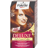 Schwarzkopf Palette Deluxe farba na vlasy Intenzívny Žiarivo Medián 7-77 (562), 50 ml