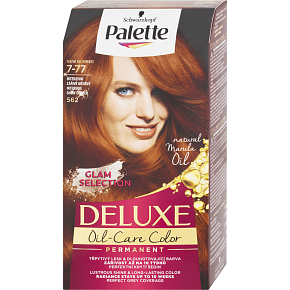 Schwarzkopf Palette Deluxe farba na vlasy Intenzívny Žiarivo Medián 7-77 (562), 50 ml