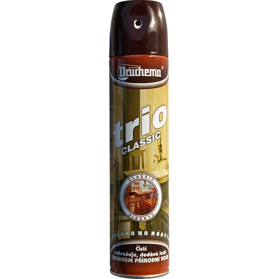 Druchema Trio Classic leštenka na nábytok sprej 300 ml