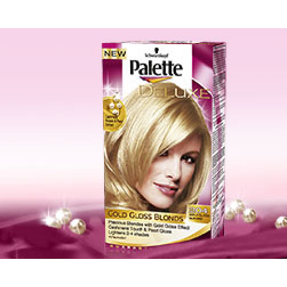 Schwarzkopf Palette Deluxe farba na vlasy 204 žiarivo zlatá mandľová 115 ml