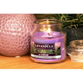 Lima Aroma Dreams Levanduľa aromatická sviečka pohárik s viečkom 120 g