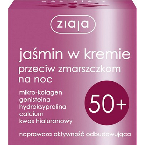 Ziaja Jazmín 50+ protivráskový nočný krém 50 ml
