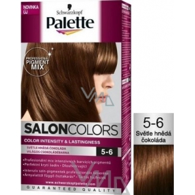 Schwarzkopf Palette Salon Colors farby na vlasy odtieň 5-6 Svetlo hnedá čokoláda
