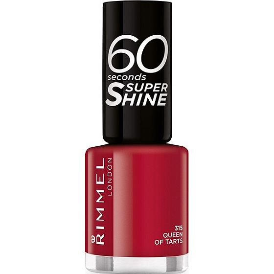 Rimmel London 60 sekund Super Shine Nail Polish lak na nechty 315 Queen Of Tarts 8 ml