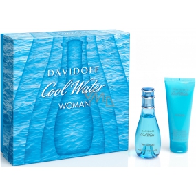 Davidoff Cool Water Woman toaletná voda 50 ml + telové mlieko 75 ml, darčeková sada 2015