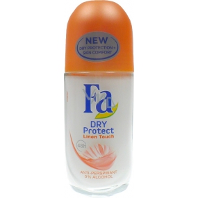 Fa Dry Protect Linen Touch guličkový antiperspirant dezodorant roll-on pre ženy 50 ml