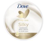 Dove Silk telový krém na celé telo 300 ml