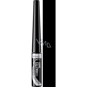 Rimmel London Scandaleyes Bold vodoodolné očné linky 001 Black 2,5 ml