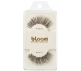 Bloom Natural nalepovacie riasy z prírodných vlasov obloučkové čiernej č. 747L 1 pár