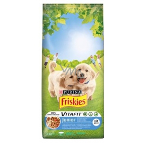 Purina Friskies VITAFIT Junior strava so zvýšeným obsahom bielkovín pre psov 3 kg