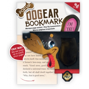 If Bookmark Dogear Záložka psie uši Jazvečík 98 x 5 x 90 mm