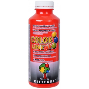 Kittfort Color Line tekutá maliarska farba Červená 500 g