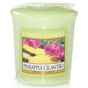 Yankee Candle Pineapple Cilantro - Ananás s kardamónom vonná sviečka votívny 49 g