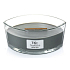 Woodwick Evening Onyx - Večerné Onyx vonná sviečka s dreveným širokým knôtom a viečkom sklo loď 453 g