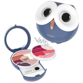 Pupa Owl 3 kozmetická make-up kazeta pre líčenie tváre, očí a pier 012 16,2 g