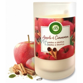 Air Wick Apple & Cinnamon - Jablko a škorica XXL vonná sviečka sklo 310 g