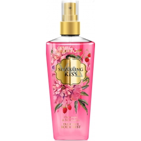 Lotus Parfums Sparkling Kiss Champagne & Strawberries telová parfumová voda, hmla 210 ml