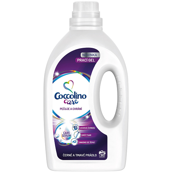 COCCOLINO Care Čierne a tmavé prádlo prací gél 30 dávok 1,2 l